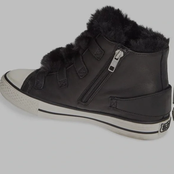 🔥🔥ASH – Valko High Top Sneaker - BLACK/BLACK / 38 - Picture 2 of 16